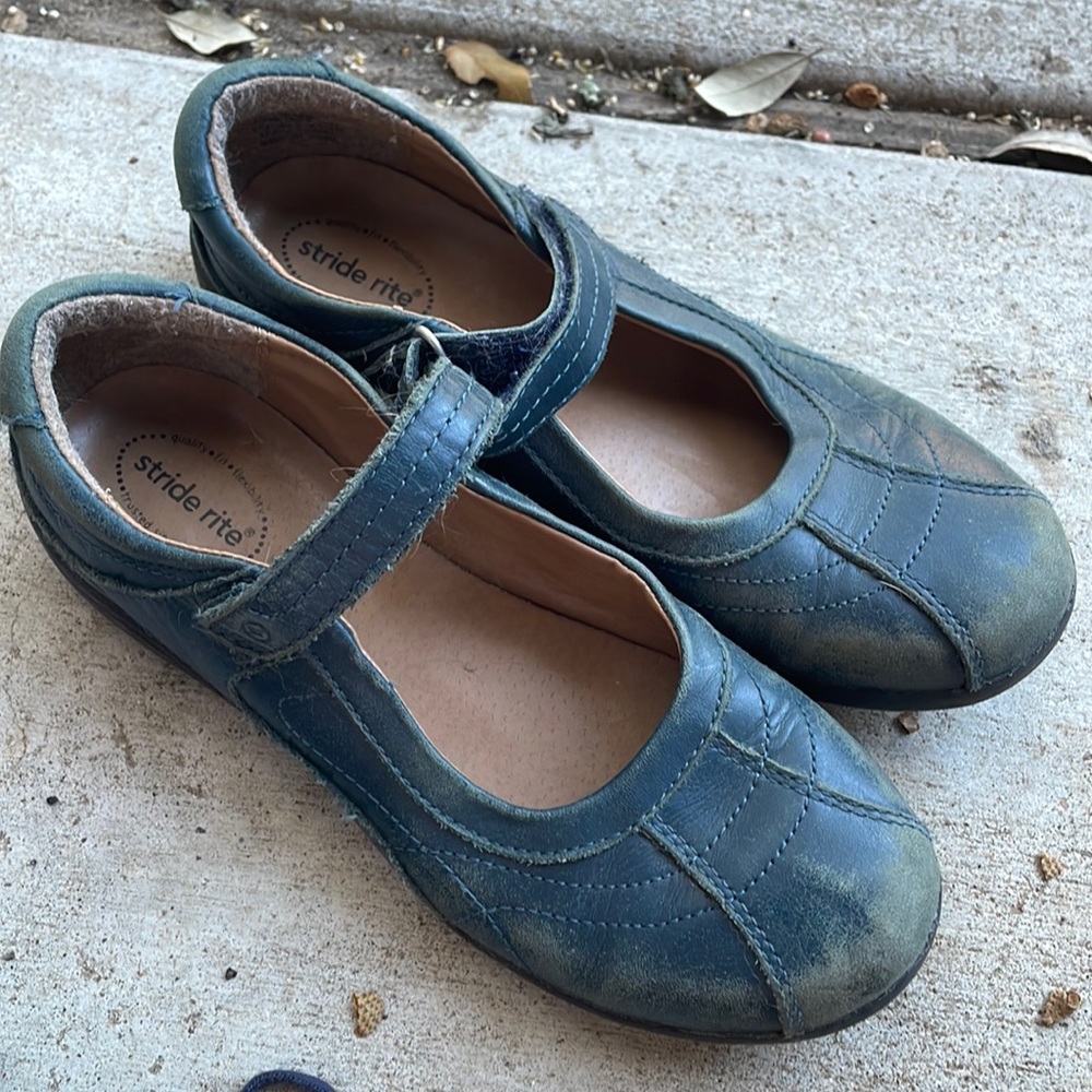 Stride Rite Mary Jane navy girls sz 4m Claire